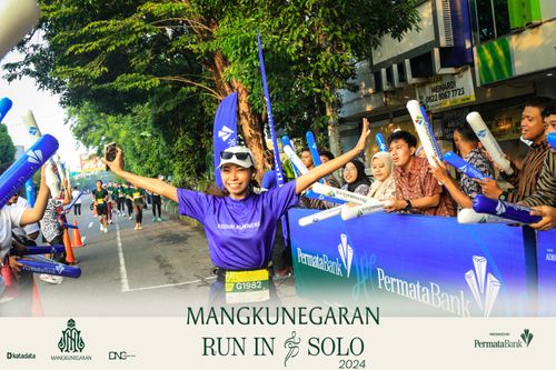Race photo from Mangkunegaran Run 2024