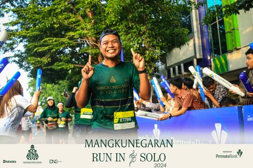 Race photo from Mangkunegaran Run 2024