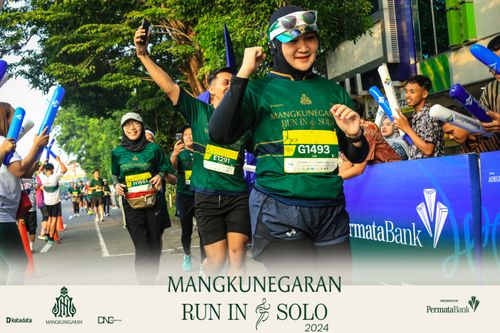 Race photo from Mangkunegaran Run 2024