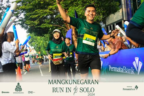 Race photo from Mangkunegaran Run 2024