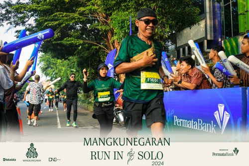 Race photo from Mangkunegaran Run 2024
