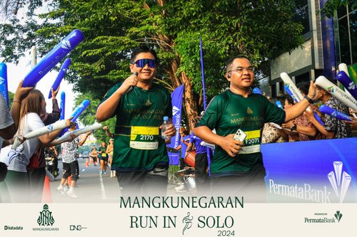 Race photo from Mangkunegaran Run 2024