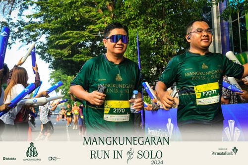 Race photo from Mangkunegaran Run 2024