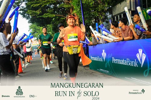 Race photo from Mangkunegaran Run 2024