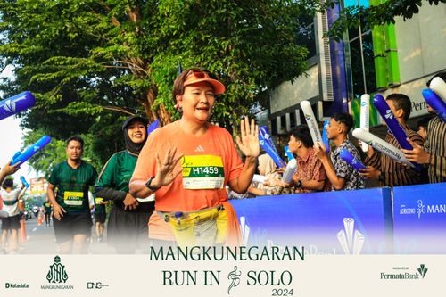 Race photo from Mangkunegaran Run 2024