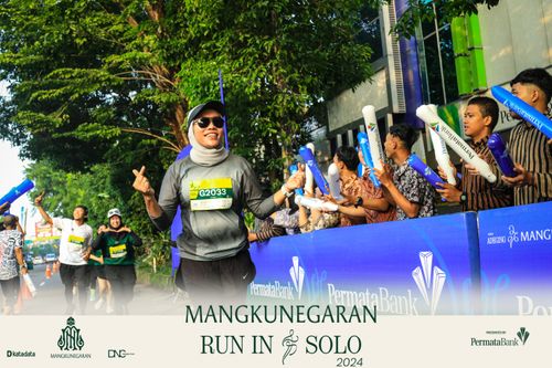 Race photo from Mangkunegaran Run 2024