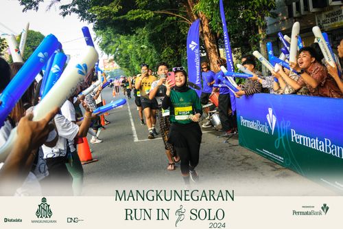 Race photo from Mangkunegaran Run 2024