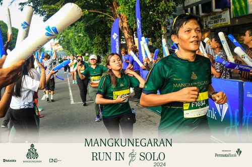 Race photo from Mangkunegaran Run 2024