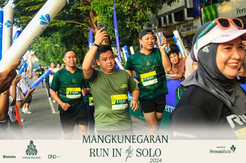 Race photo from Mangkunegaran Run 2024