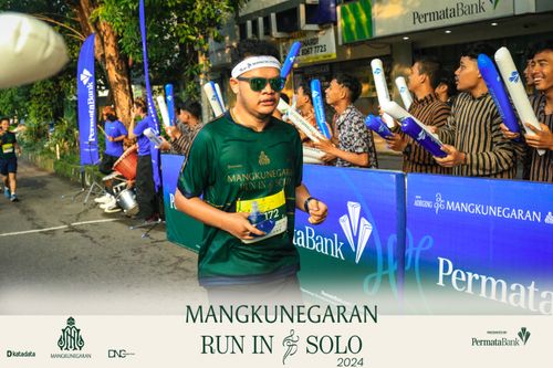 Race photo from Mangkunegaran Run 2024