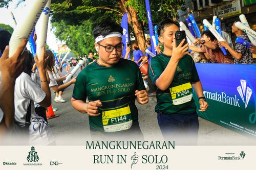 Race photo from Mangkunegaran Run 2024
