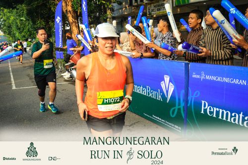 Race photo from Mangkunegaran Run 2024