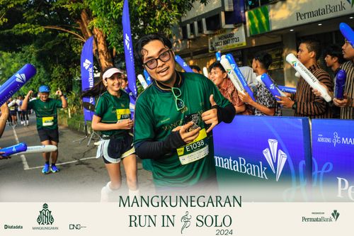 Race photo from Mangkunegaran Run 2024