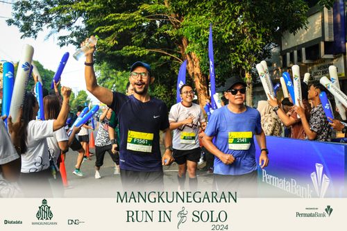 Race photo from Mangkunegaran Run 2024