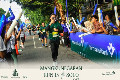Race photo from Mangkunegaran Run 2024