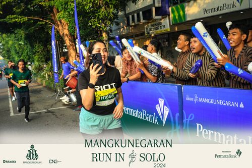 Race photo from Mangkunegaran Run 2024