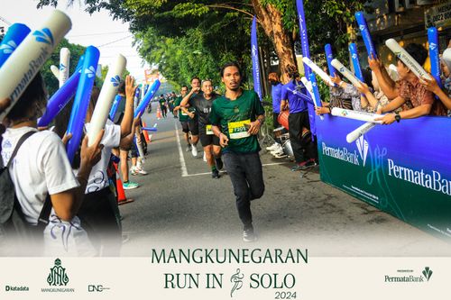 Race photo from Mangkunegaran Run 2024