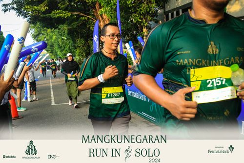 Race photo from Mangkunegaran Run 2024