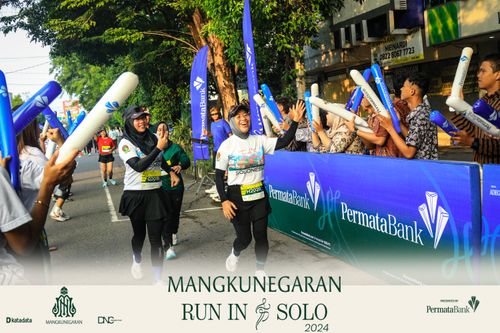 Race photo from Mangkunegaran Run 2024