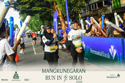 Race photo from Mangkunegaran Run 2024