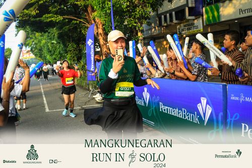 Race photo from Mangkunegaran Run 2024