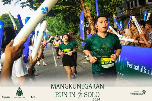 Race photo from Mangkunegaran Run 2024