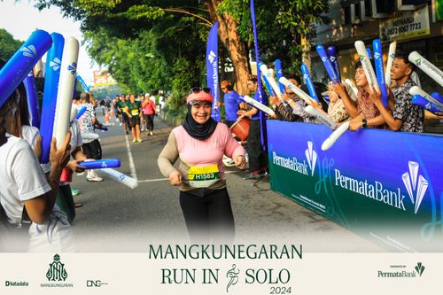 Race photo from Mangkunegaran Run 2024