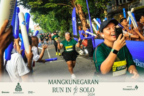 Race photo from Mangkunegaran Run 2024