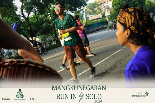 Race photo from Mangkunegaran Run 2024