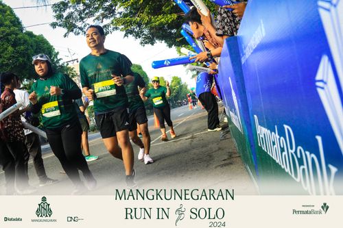 Race photo from Mangkunegaran Run 2024