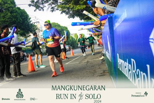 Race photo from Mangkunegaran Run 2024