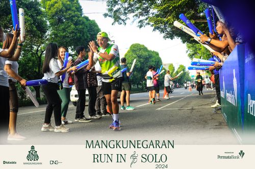Race photo from Mangkunegaran Run 2024