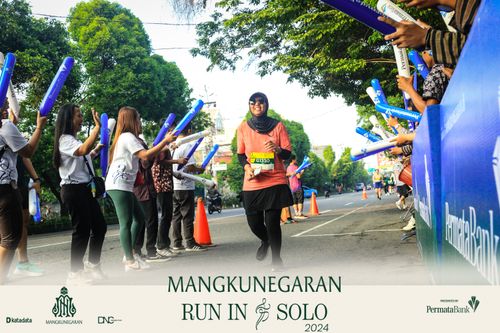 Race photo from Mangkunegaran Run 2024