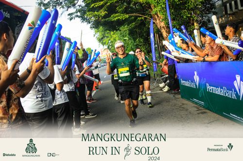 Race photo from Mangkunegaran Run 2024