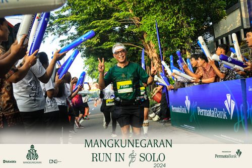 Race photo from Mangkunegaran Run 2024