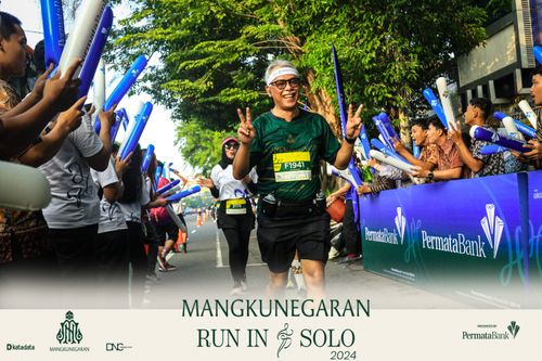 Race photo from Mangkunegaran Run 2024