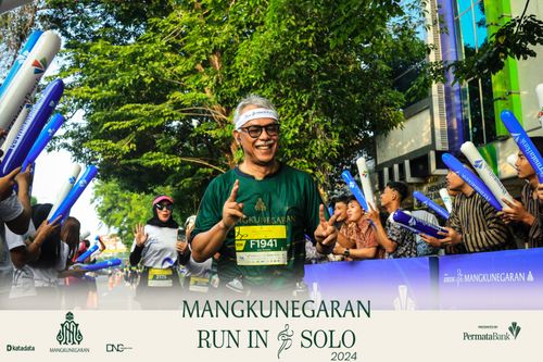 Race photo from Mangkunegaran Run 2024