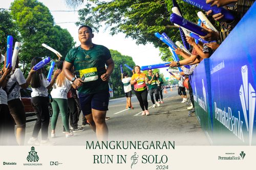 Race photo from Mangkunegaran Run 2024