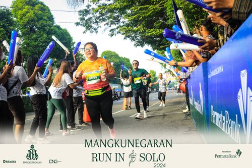 Race photo from Mangkunegaran Run 2024