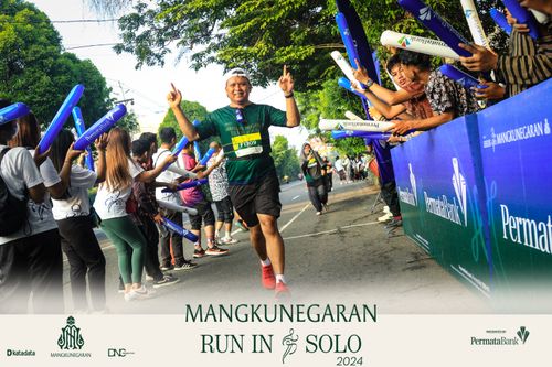 Race photo from Mangkunegaran Run 2024