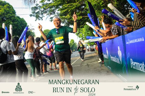 Race photo from Mangkunegaran Run 2024