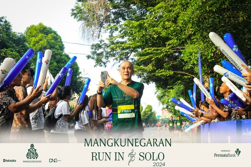 Race photo from Mangkunegaran Run 2024