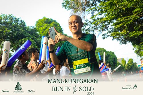 Race photo from Mangkunegaran Run 2024