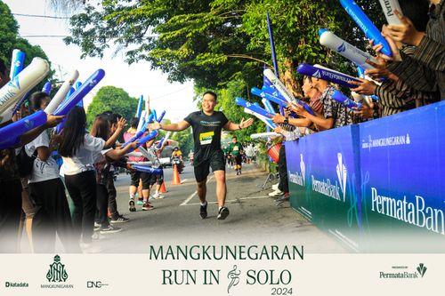 Race photo from Mangkunegaran Run 2024