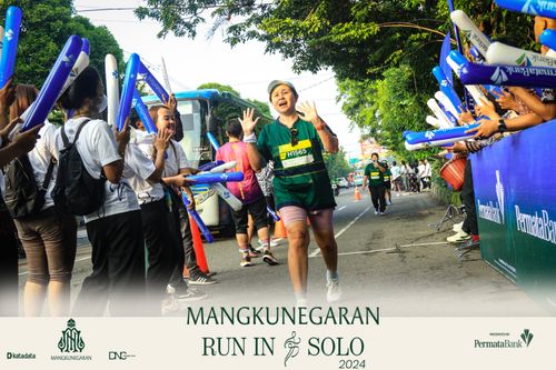 Race photo from Mangkunegaran Run 2024