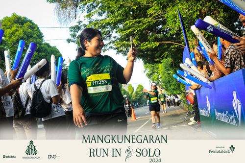 Race photo from Mangkunegaran Run 2024