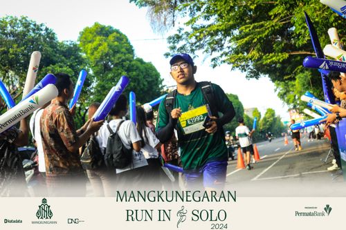 Race photo from Mangkunegaran Run 2024