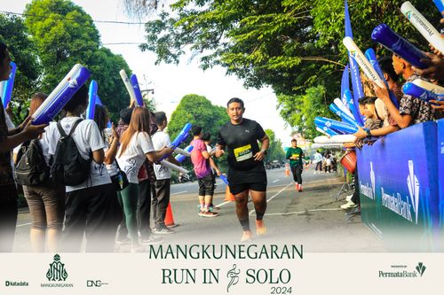 Race photo from Mangkunegaran Run 2024