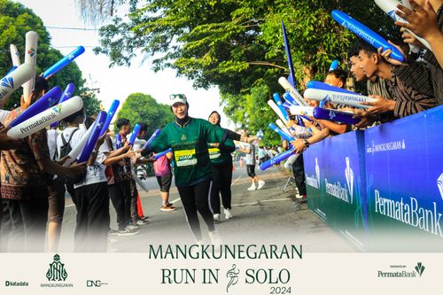 Race photo from Mangkunegaran Run 2024