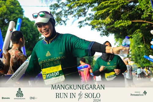 Race photo from Mangkunegaran Run 2024